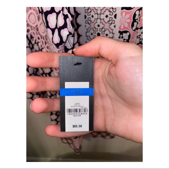 NWT Crown & Ivy Printed Blouse - Picture 3 of 4